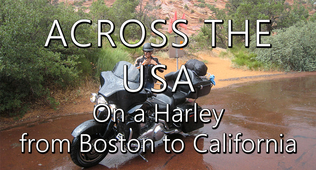 Boston to California on the Harley